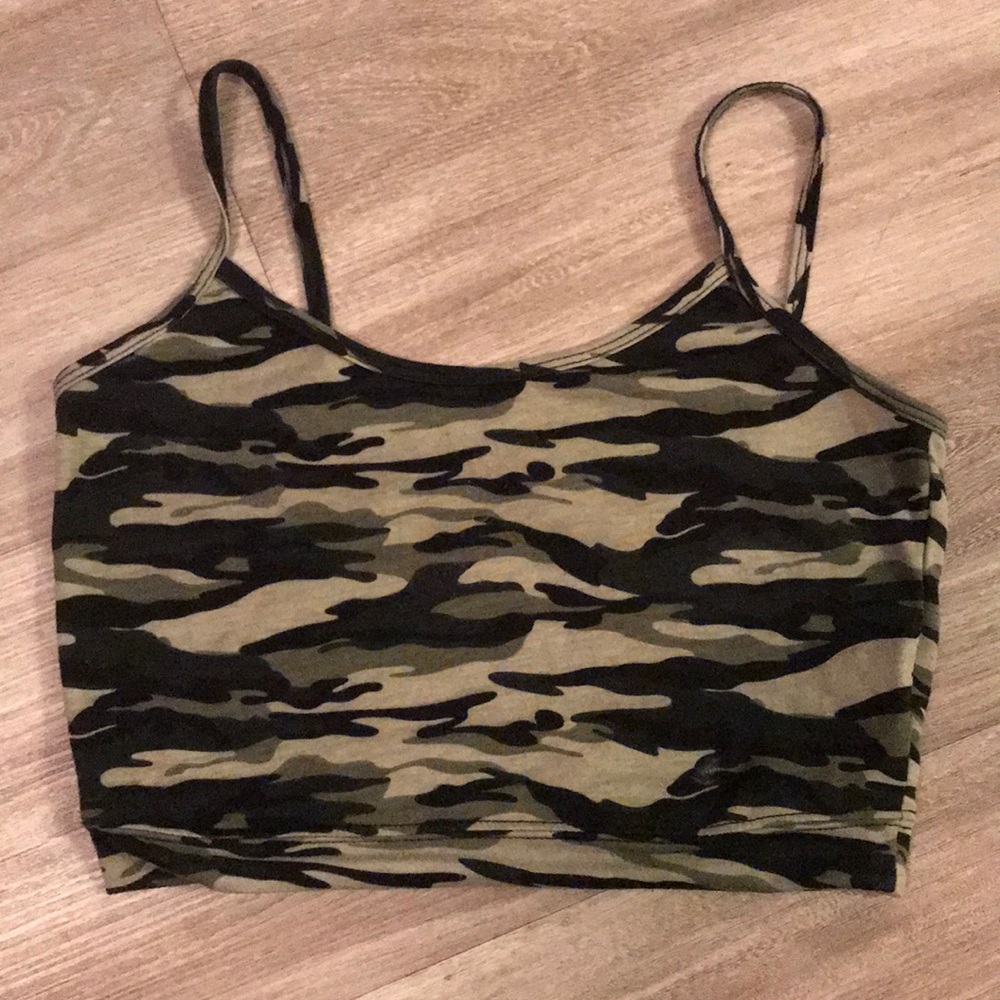 Camo Crop Top